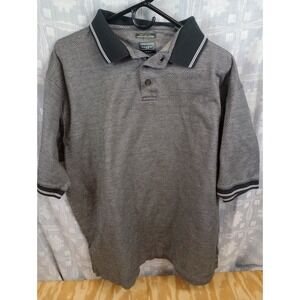 Vintage Haggar Golf Polo‎ Shirt Mens XL Black Haggar Tour Polo Shirt